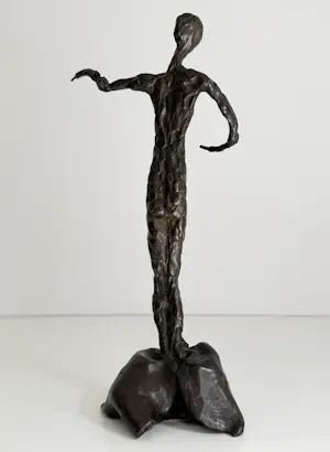 Nynke Jelles-Schepers - bronzen sculptuur | 'Dans van Jiri Kylián op Stabat Mater van Pergolesi' kopen? Bied vanaf 400!