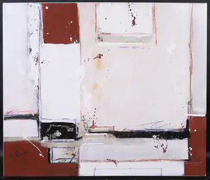 Ron van der Werf - Gemengde techniek op linnen, Zonder titel (met ophangsysteem) kopen? Bied vanaf 200!