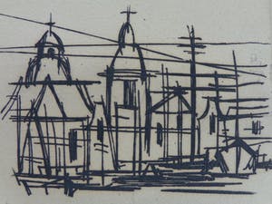 Flip van der Burgt - LOT VAN 3 WERKEN / 2x ETS + 1x LINO / 68x50cm / SIG kopen? Bied vanaf 25!