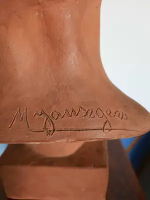 Maurice Jansegers - Portret meisje in terracotta kopen? Bied vanaf 1!