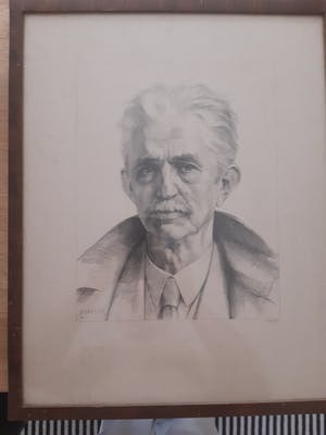 Dirk Harting - Portret van schilder Oscar Mendlik kopen? Bied vanaf 1!