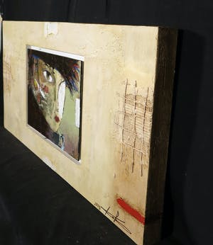 Kantcho Kanev - Gemengde techniek, Mama-Ingelijst (Groot) kopen? Bied vanaf 250!