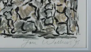 Jan Wolkers - Zeefdruk op papier, Winterbeelden V - Ingelijst kopen? Bied vanaf 200!