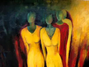 Niet of onleesbaar gesigneerd - Color of a woman kopen? Bied vanaf 1!