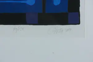 Clemens Briels - Zeefdruk op papier, Life is nothing but.. II - Ingelijst (Zeer groot) kopen? Bied vanaf 150!