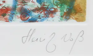 Heinz Voss - Ets en aquatint, (...) als Natur - Ingelijst kopen? Bied vanaf 40!