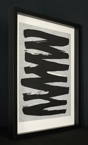 Jan Schoonhoven - Prachtig zeefdruk, gesigneerd en genummerd & fraai ingelijst kopen? Bied vanaf 1190!