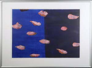 Henriette Boerendans - Houtsnede, Zonder titel - Ingelijst kopen? Bied vanaf 40!