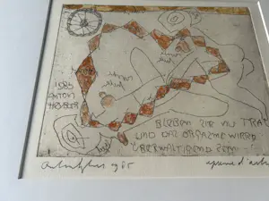 Anton Heyboer - Twee vrouwen ets ingekleurd 1985 kopen? Bied vanaf 165!