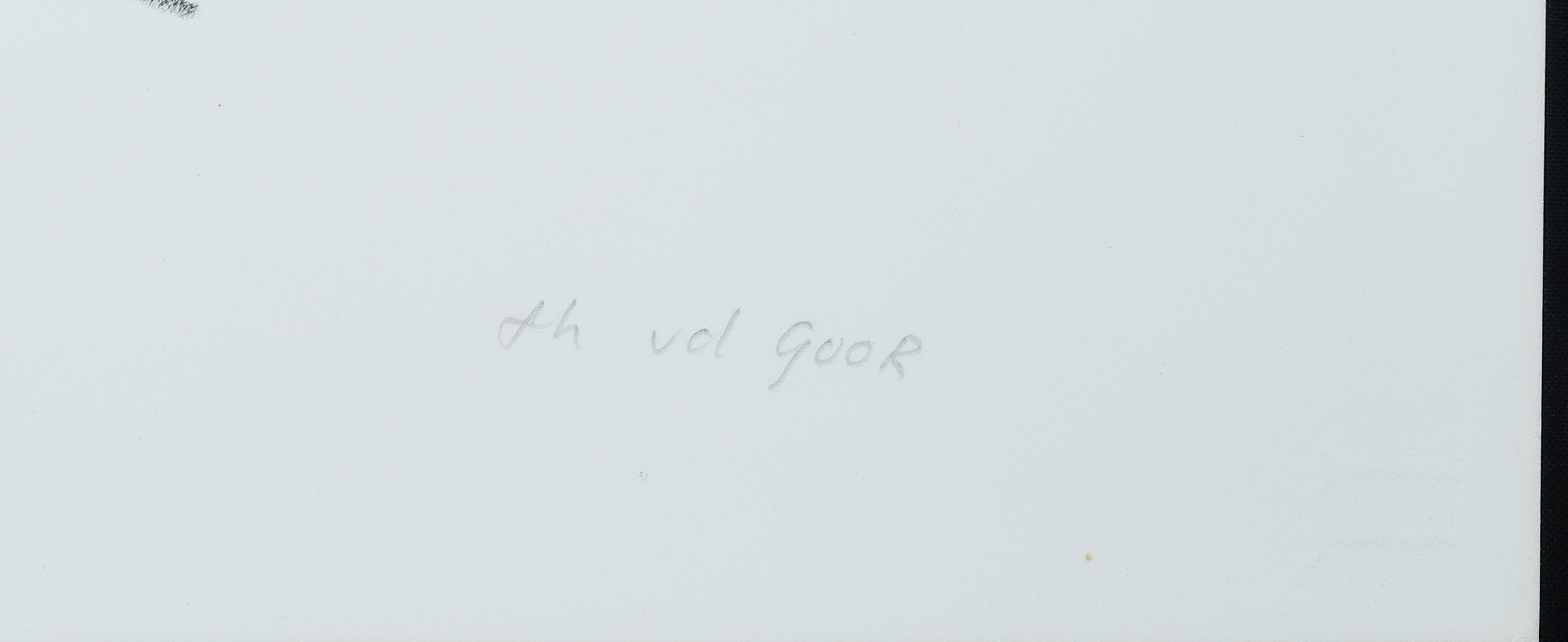 Theo van de Goor - Litho, Zonder titel kopen? Bied vanaf 20!