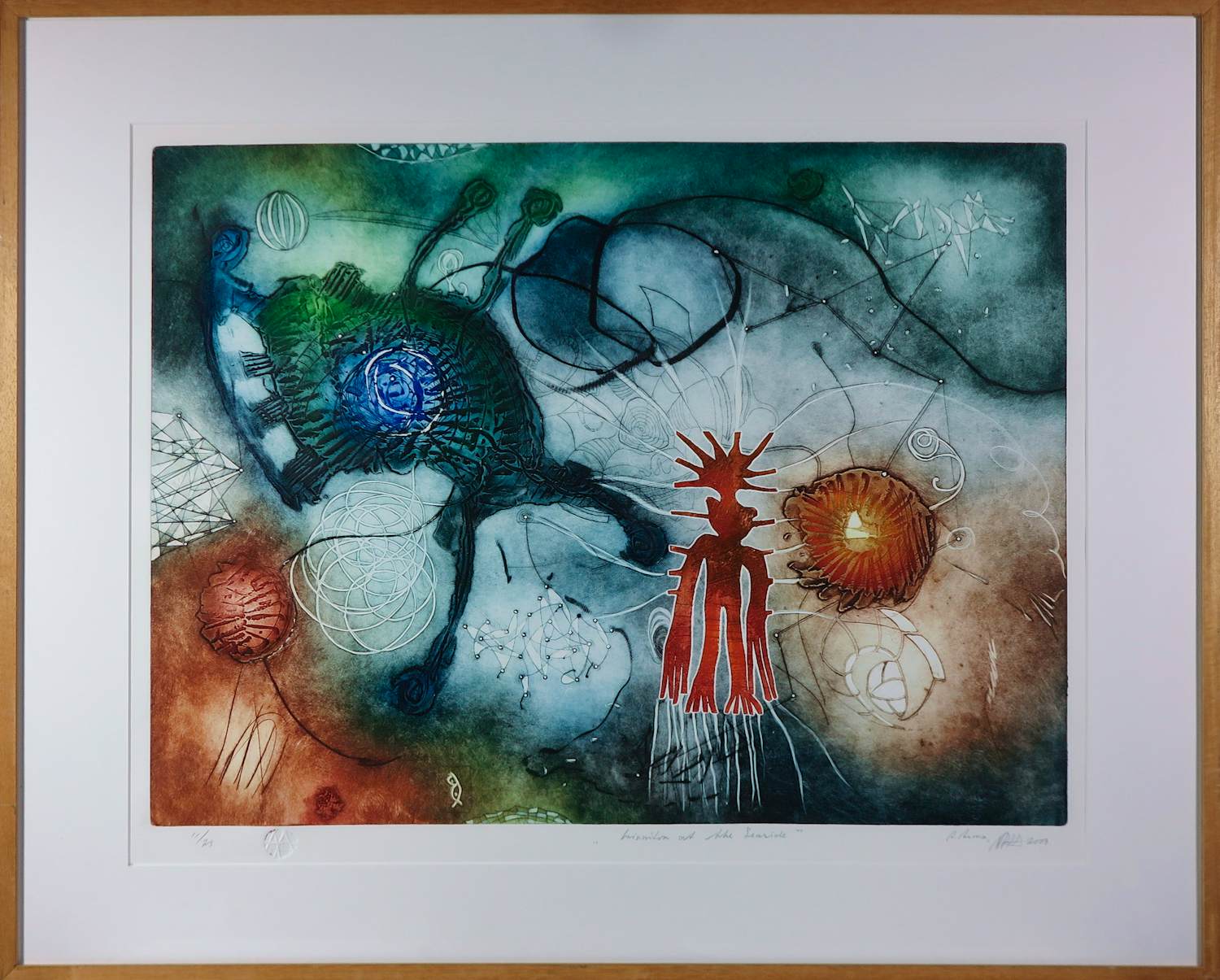 Ad Arma - Zeefdruk op papier, Winnetou at the seaside - Ingelijst (Groot) kopen? Bied vanaf 100!