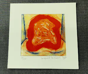 Ingrid Bouws - expressionistische kleuren-ets & aquatint - zeer kleine oplage (25) - 1998 kopen? Bied vanaf 31!