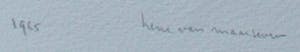 Henc van Maarseveen - Linoleumsnede - 1965 kopen? Bied vanaf 35!