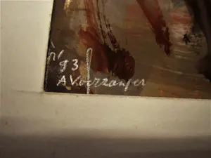 Anton Voorzanger - Fraaie impressionistisch Gouache - Amsterdam bij avond / nacht - gesigneerd kopen? Bied vanaf 84!