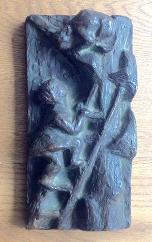 Brons (Onbekend) - Meisje op ladder kopen? Bied vanaf 145!