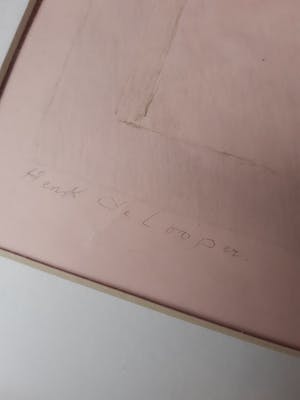 Henk de Looper - Abstracte compositie kopen? Bied vanaf 25!