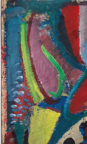 Fer Hakkaart - Hart & ogen met abstracte vormen kopen? Bied vanaf 120!