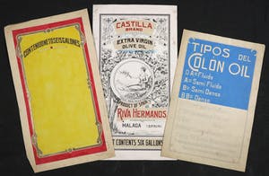 Niet of onleesbaar gesigneerd - Gouache, potlood en collage, Lot van drie ontwerptekeningen kopen? Bied vanaf 1!