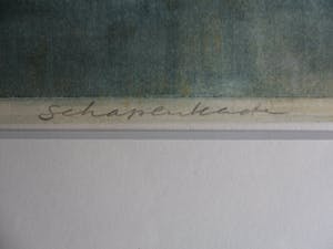 Theo Ros - Ets, Titel, "Schapenkudde". kopen? Bied vanaf 25!