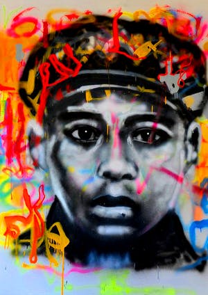 Peter Klashorst - Portretten van S21 expositie (serie van 5 werken) kopen? Bied vanaf 150!