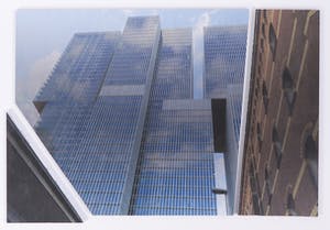 Niet of onleesbaar gesigneerd - Foto op aluminium drager in drie delen, De Rotterdam #2 kopen? Bied vanaf 1!