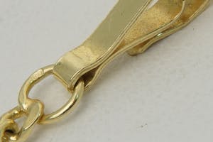 2523-  Surinaams 18 karaats geel-gouden zg. Alla Kondre armband - gekeurd kopen? Bied vanaf 180!