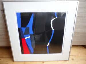 Gijs Keizer - Zeefdruk. Landschap compositie 81 verkocht voor € 45!