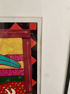 Clemens Briels - Zeefdruk Nr. 52 - Un pajaro negro cambia de noche - Ingelijst kopen? Bied vanaf 150!