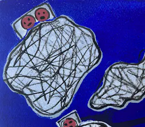 Corneille - handgesigneerde zeefdruk | 'Six Rêves Peints' | 1989 kopen? Bied vanaf 300!