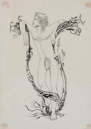 Rombout Groenendijk - Lettervormgeving V - 1975 - fijnschrijver op papier - BKR Groningen kopen? Bied vanaf 20!