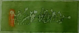 AcheterJan Montyn - Ets/aquatint: Nepal I - 1999? Enchérissez de 115!