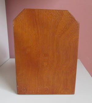 Niet of onleesbaar gesigneerd - Art deco eiken houten boekensteunen kopen? Bied vanaf 10!