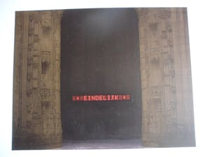 Bert Vredegoor - Zeefdruk, titel, "Motto 1 ". kopen? Bied vanaf 25!