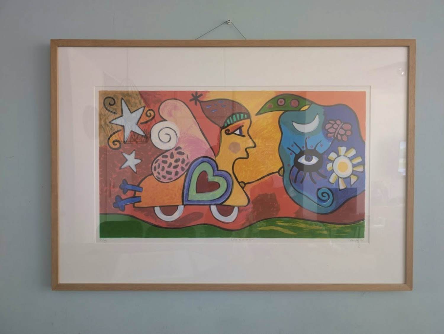 Wendie Brauckmann - Grote Zeefdruk Wendie Brauckmann - BARTH Lijst (95x65) kopen? Bied vanaf 70!