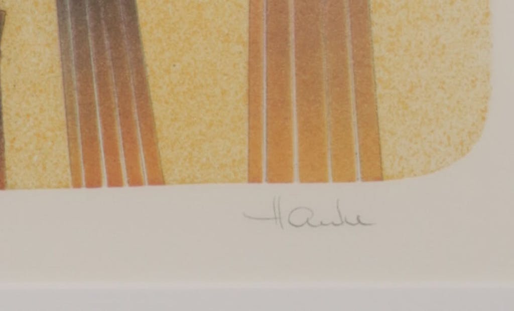 Ernst Hanke - Ernst Hanke: Litho, Kleine Nachtmusik - Ingelijst kopen? Bied vanaf 1!