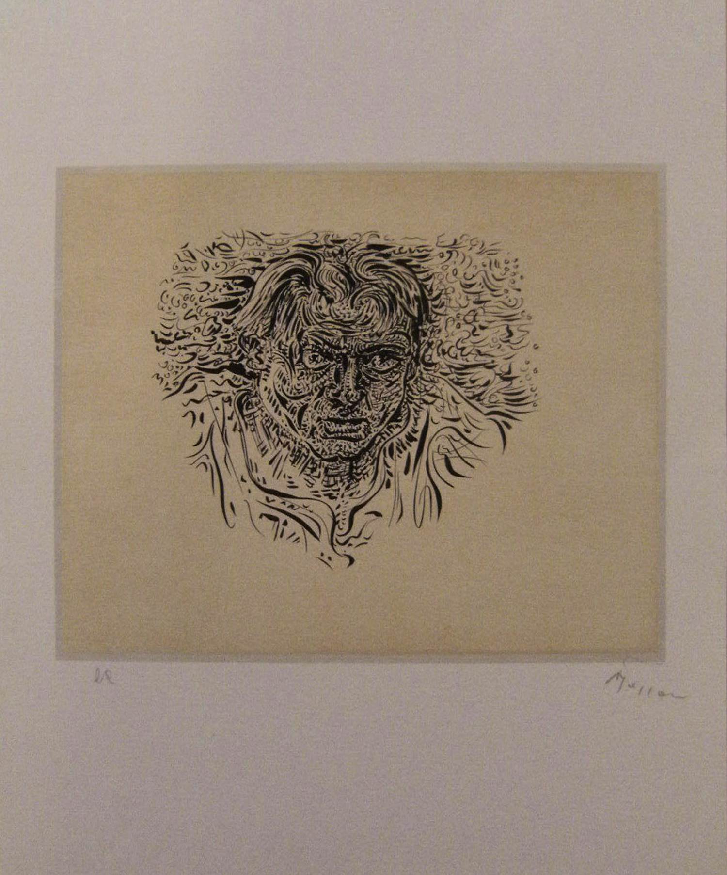 Buy Andre Masson - Torrential Self-Portrait? Bid from 195!