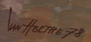 Jan van Holthe - Acryl op papier, Merde 21 kopen? Bied vanaf 10!