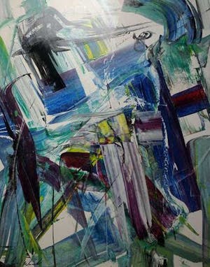 Jan te Wierik - schilderij op papier, handgesigneerd en gedateerd kopen? Bied vanaf 390!