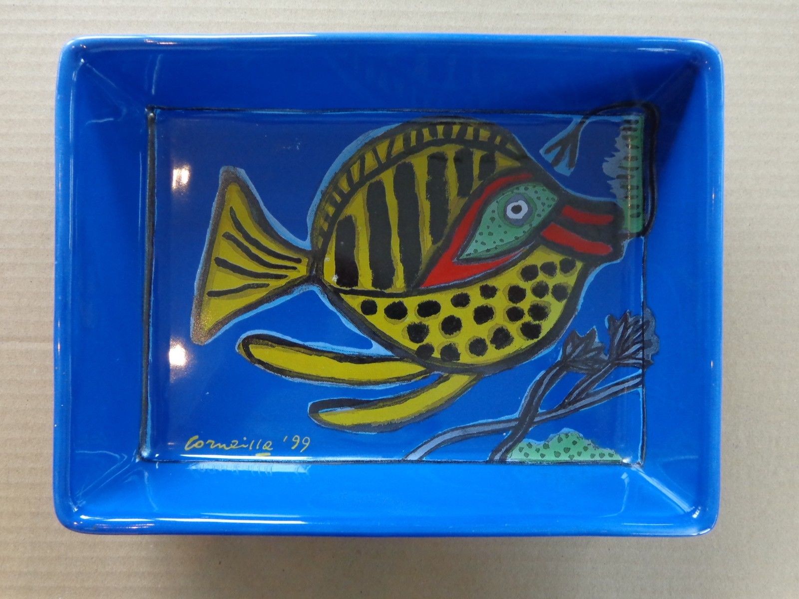 Corneille - VIS / KERAMIEKEN OVENSCHAAL / 24x18x5cm / 1999 kopen? Bied vanaf 50!