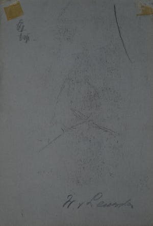 Willem van Leusden - tekening, schets landschap kopen? Bied vanaf 30!