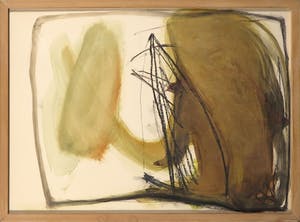 Bert Boerboom - Gemengde techniek op papier, Zonder titel III - Ingelijst kopen? Bied vanaf 20!