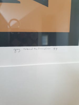 Guy Vandenbranden - Zeefdruk Cathedrale de la lumiere kopen? Bied vanaf 200!