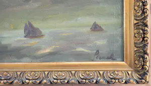 Constant Permeke - Zeegezicht bij zonsondergang kopen? Bied vanaf 2500!