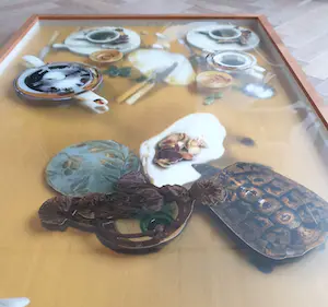 Daniel Spoerri - Die Hungrige Schildkröte - 2014 - Editie 50- Gesigneerd op achterzijde kopen? Bied vanaf 695!