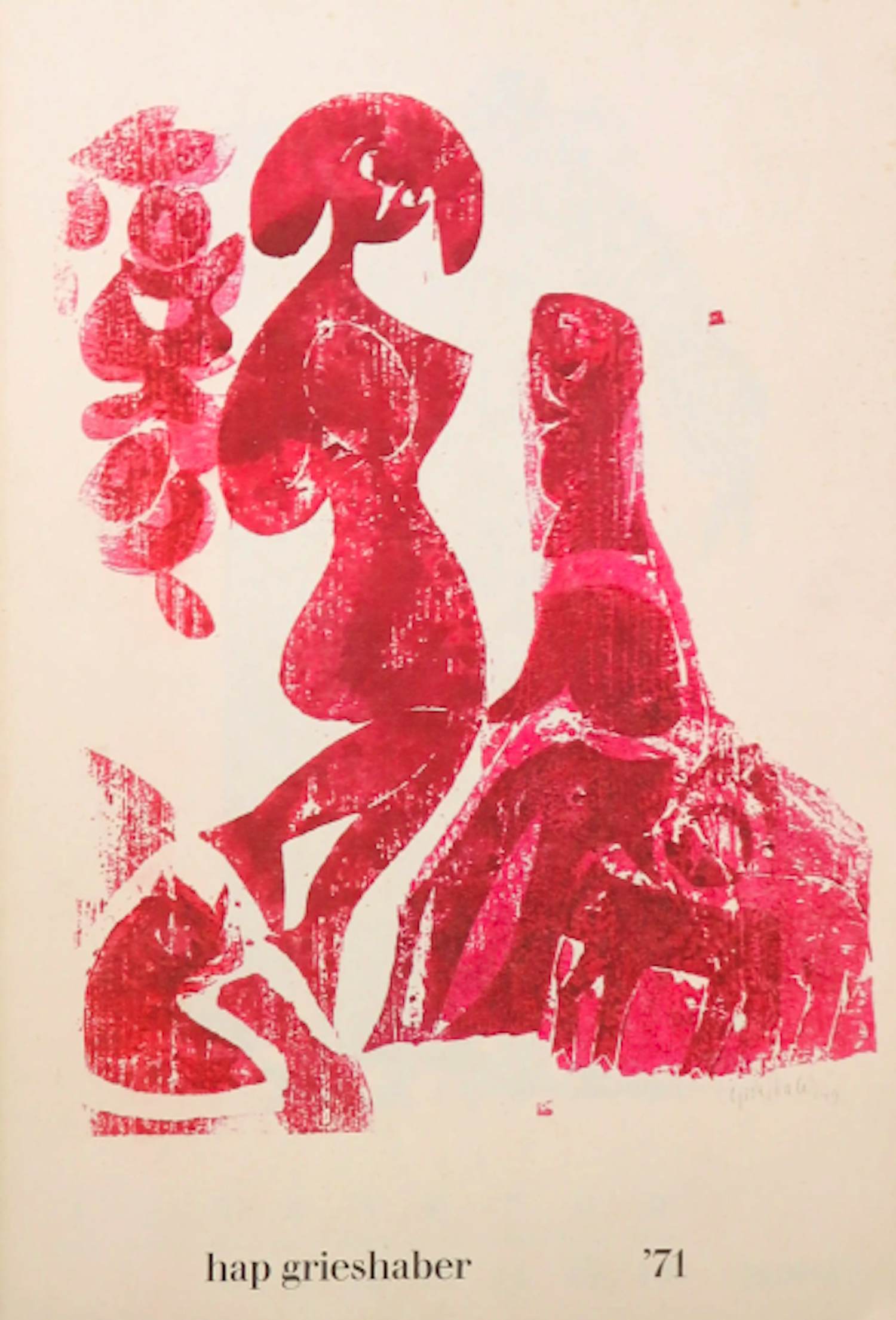 Helmut Andreas Paul Grieshaber - Kalender des Jahres 1971, 25 Blätter kopen? Bied vanaf 25!