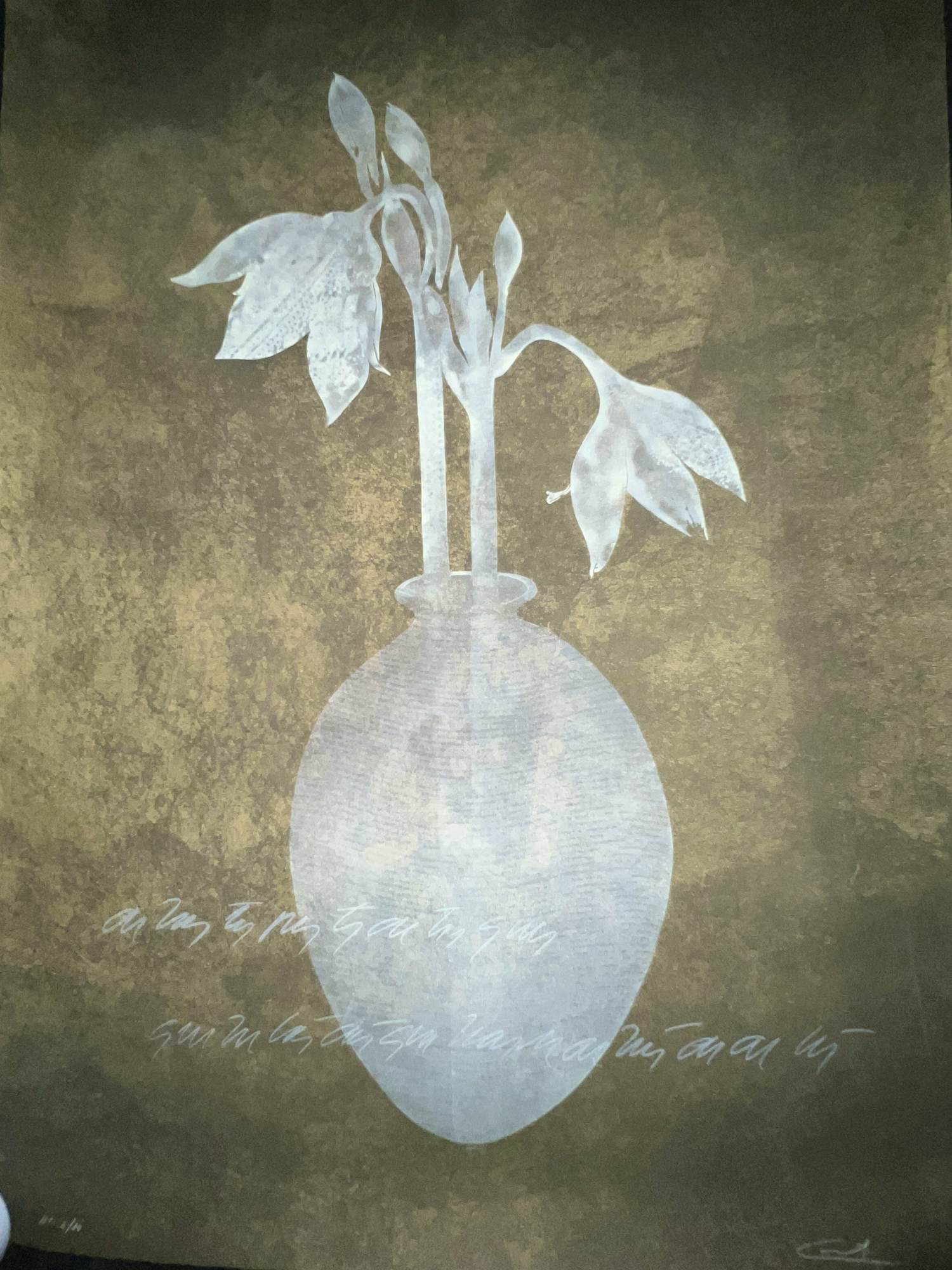 Guillermo Conte - Vaas met bloem kopen? Bied vanaf 50!