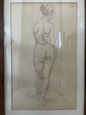 Jan Altink - Pastel - Staand Naakt Op De Rug Gezien kopen? Bied vanaf 220!