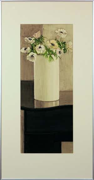 Ina van Toor - Gemengde techniek, Haast - Ingelijst verkocht voor € 35!