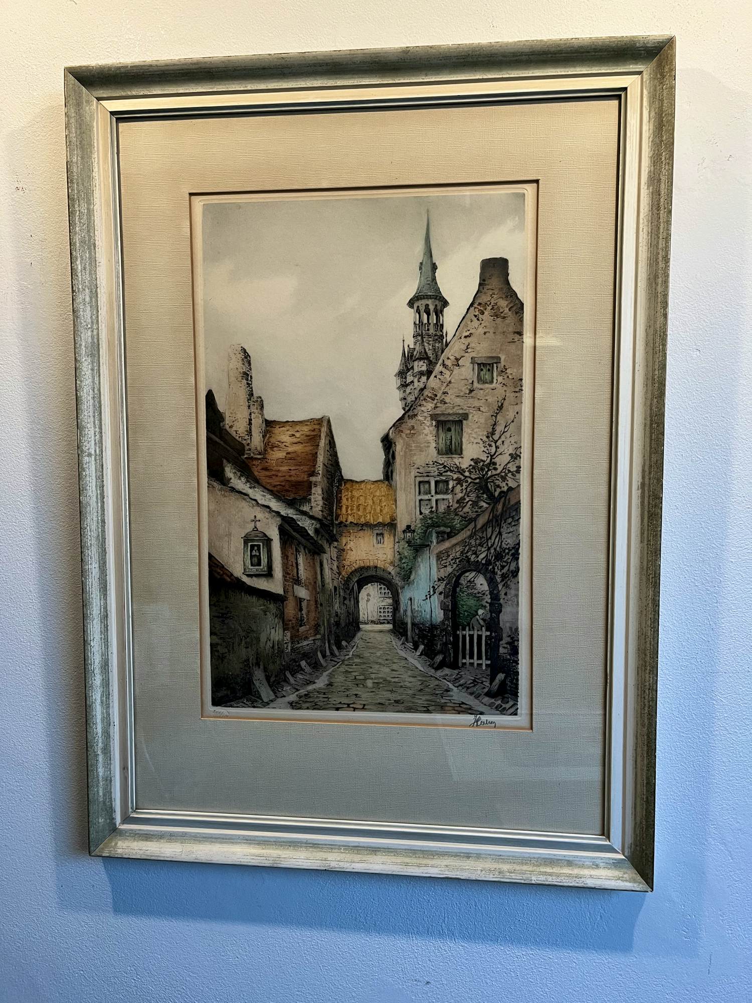 Jef Codron - Straatje in Brussel verkocht voor € 40!