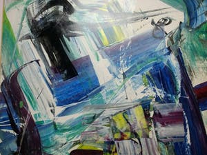 Jan te Wierik - schilderij op papier, handgesigneerd en gedateerd kopen? Bied vanaf 390!